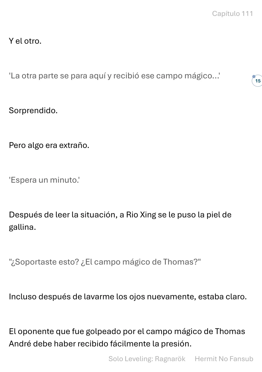 Página 16 del Manga