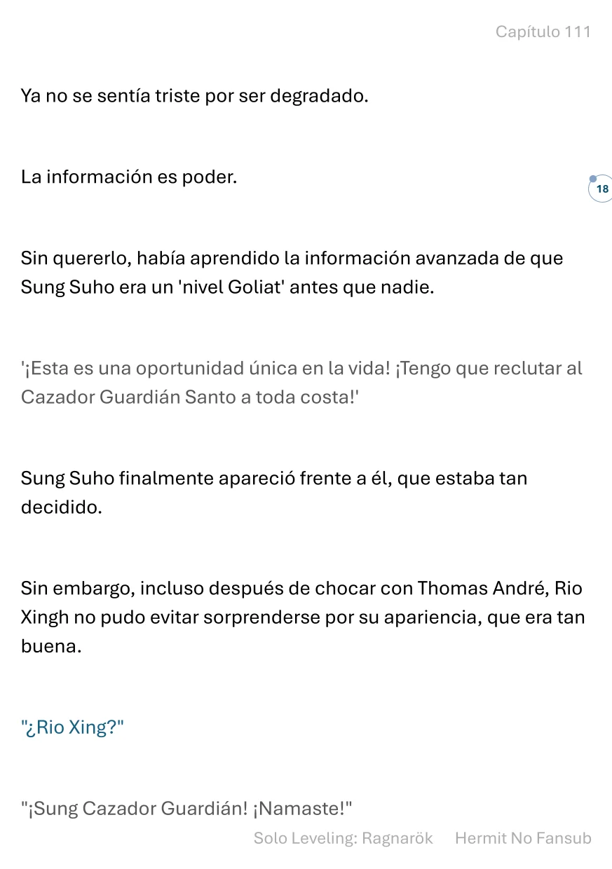 Página 19 del Manga