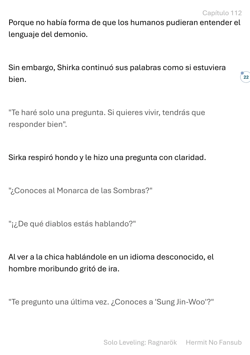 Página 23 del Manga