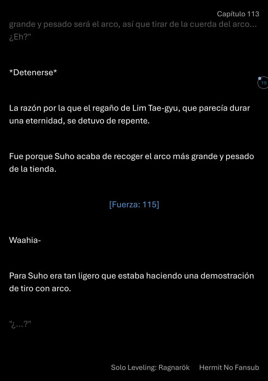 Página 20 del Manga