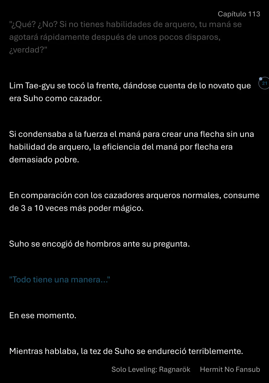 Página 22 del Manga