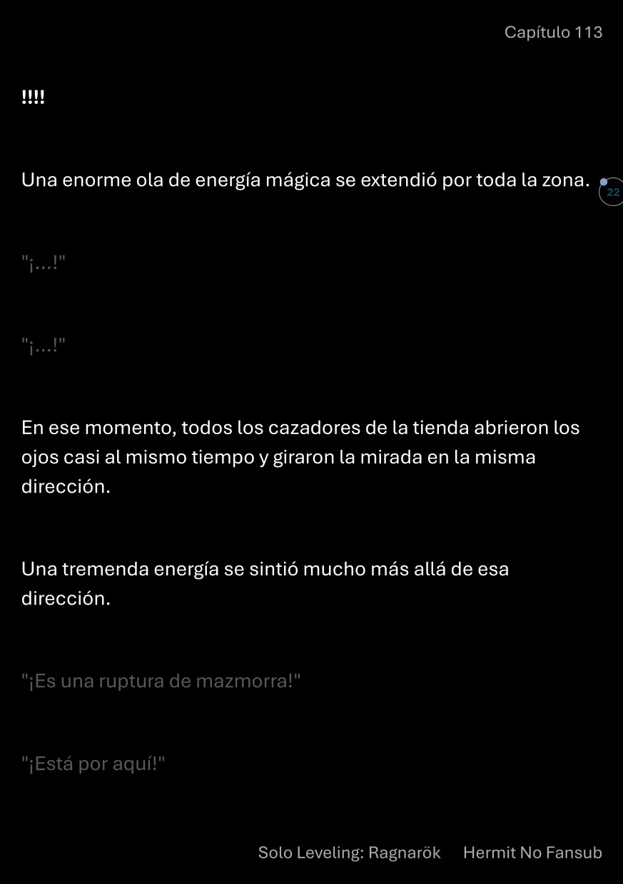 Página 23 del Manga