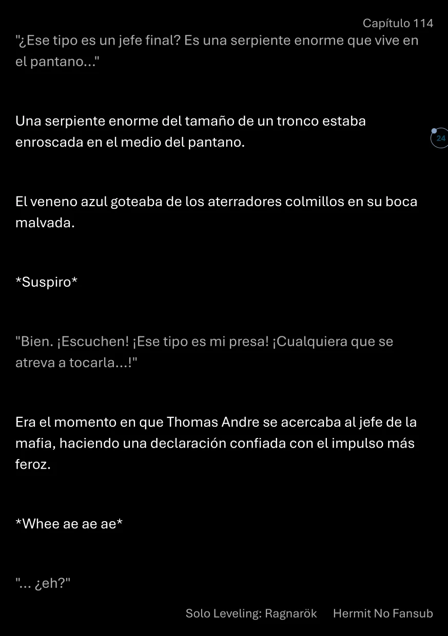 Página 25 del Manga