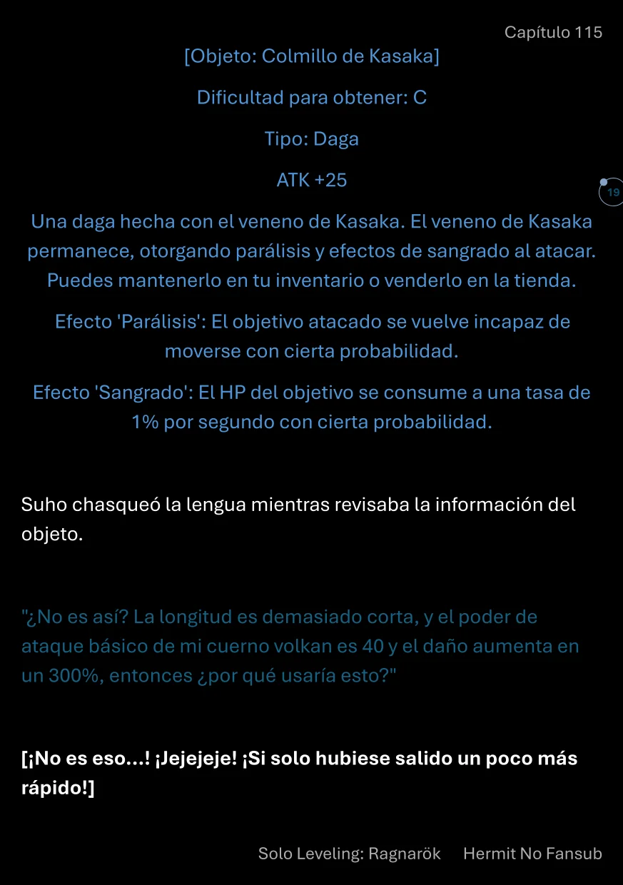 Página 20 del Manga