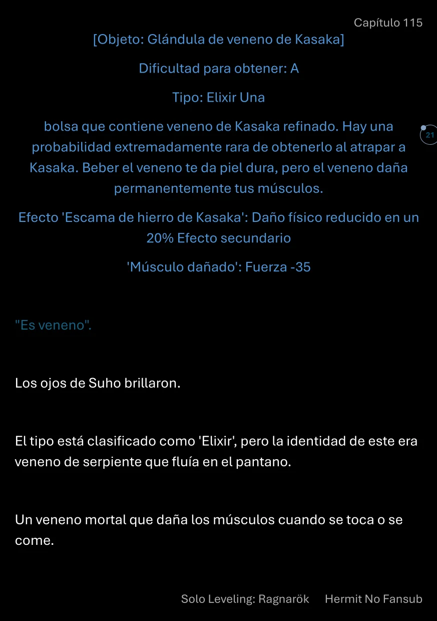 Página 22 del Manga