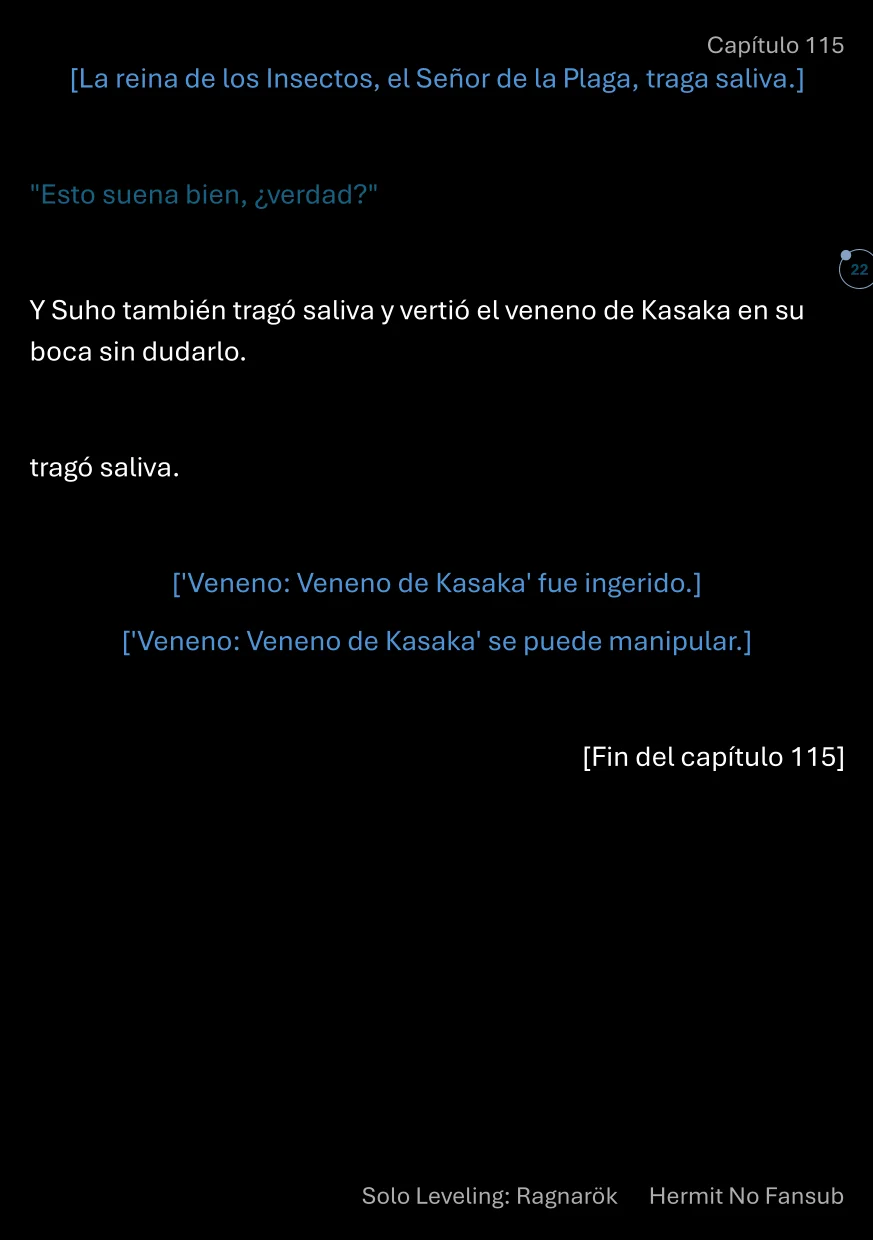 Página 23 del Manga