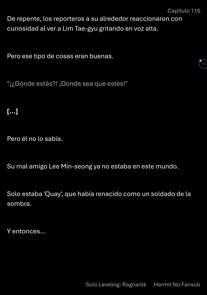 Página 16 del Manga