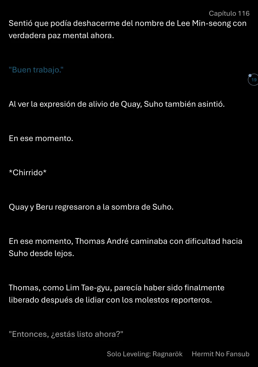 Página 20 del Manga