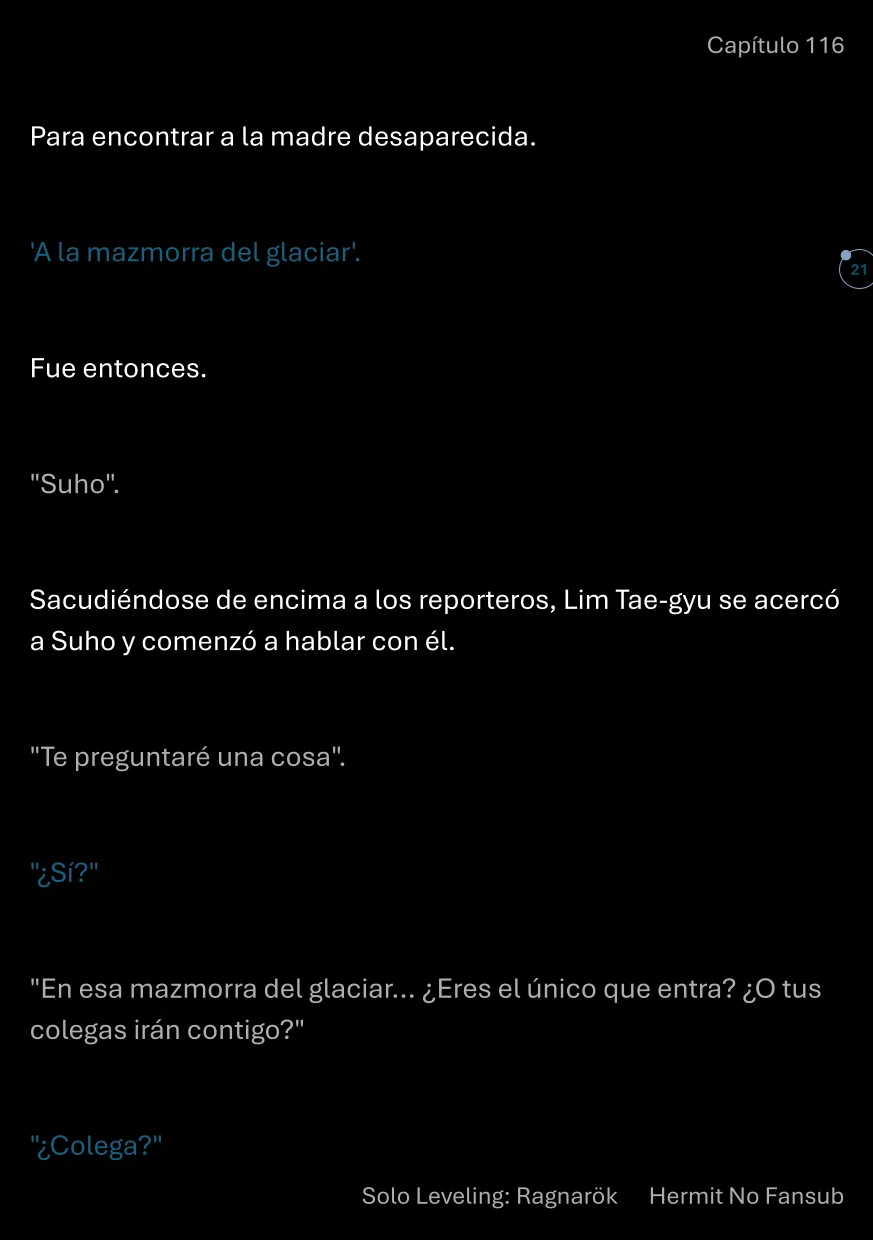 Página 22 del Manga