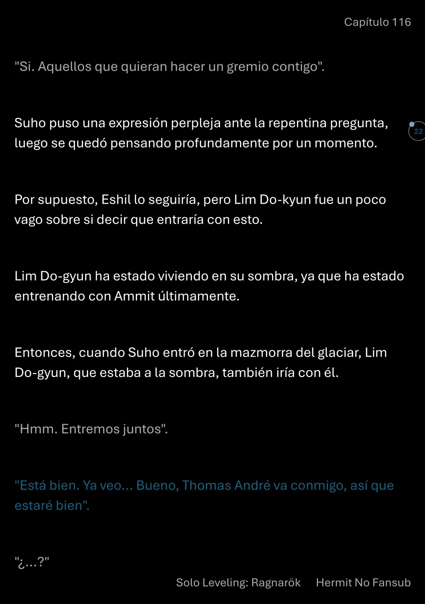 Página 23 del Manga