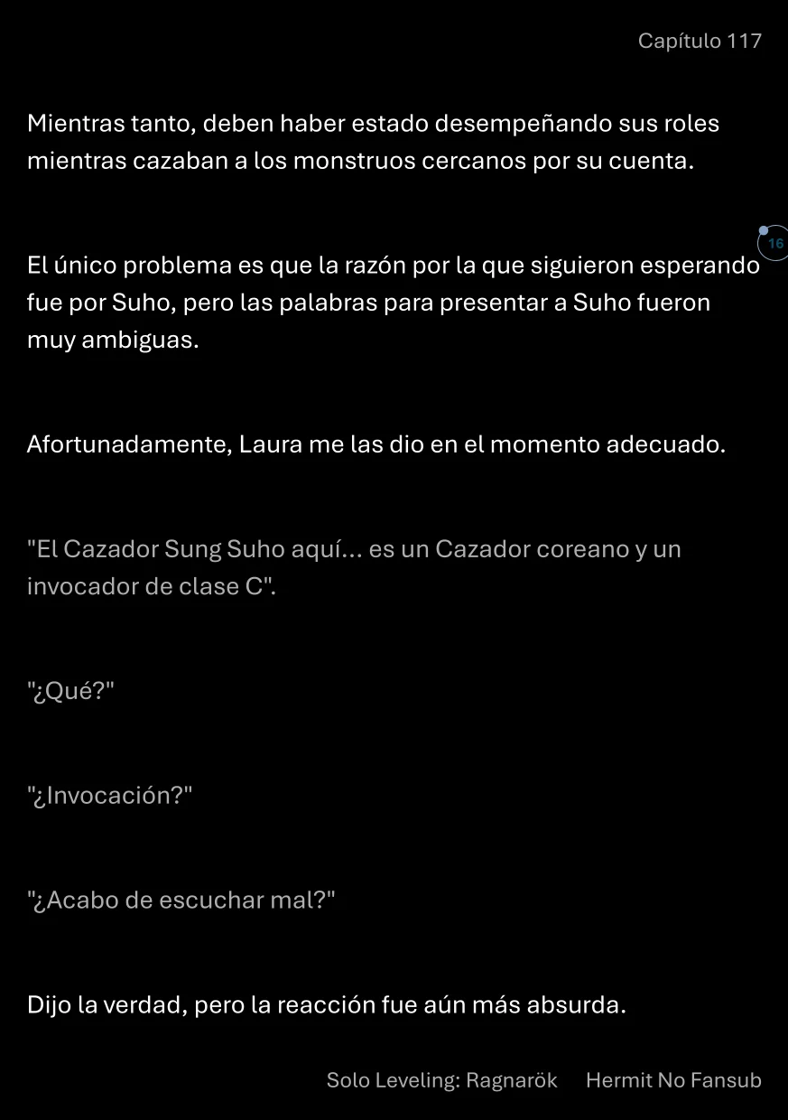 Página 17 del Manga