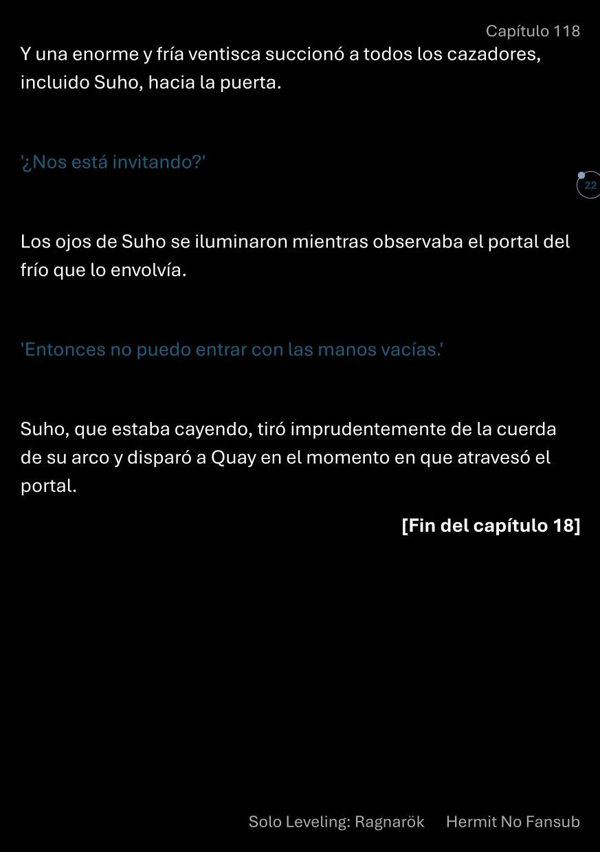 Página 23 del Manga