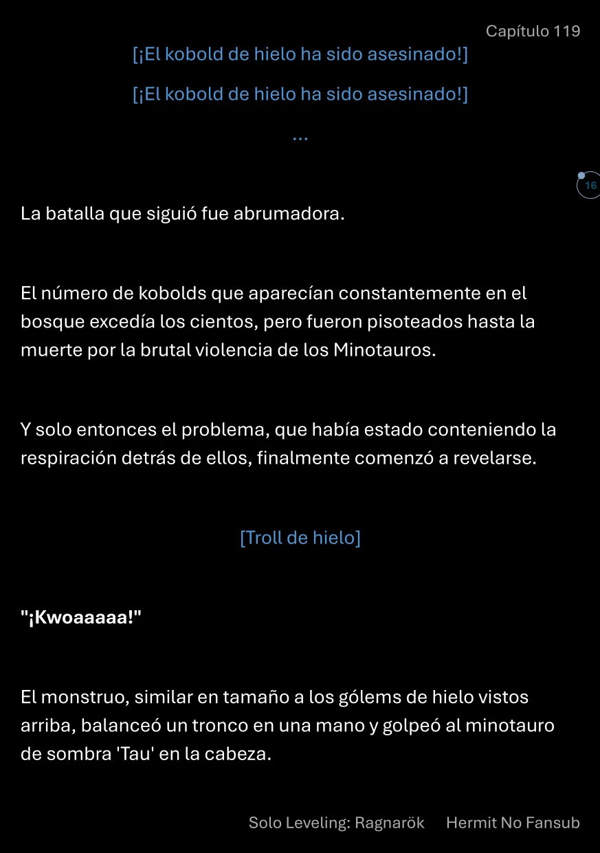 Página 17 del Manga