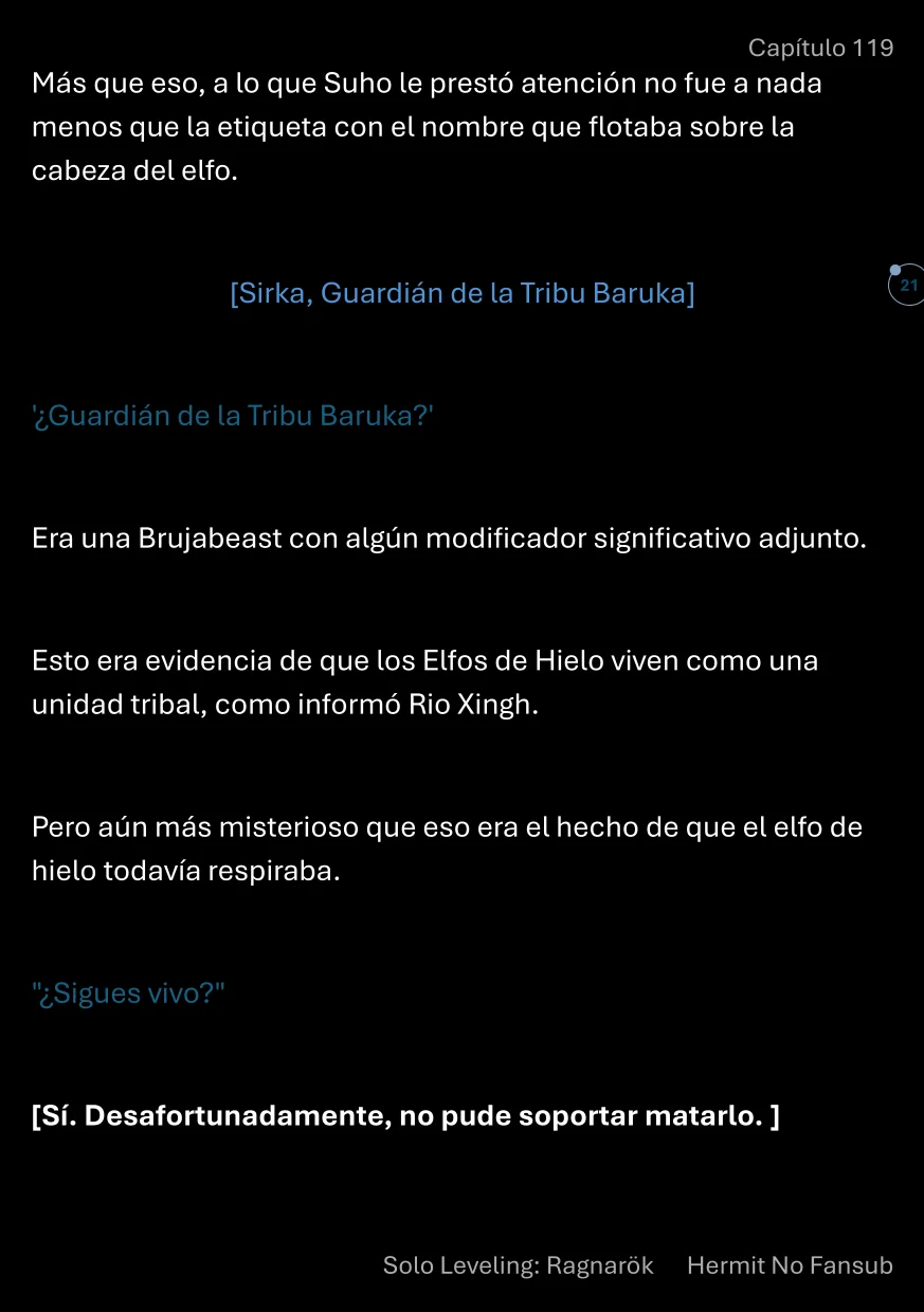 Página 22 del Manga