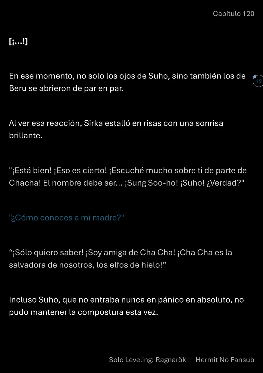 Página 20 del Manga