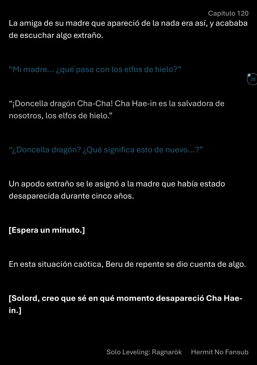 Página 21 del Manga