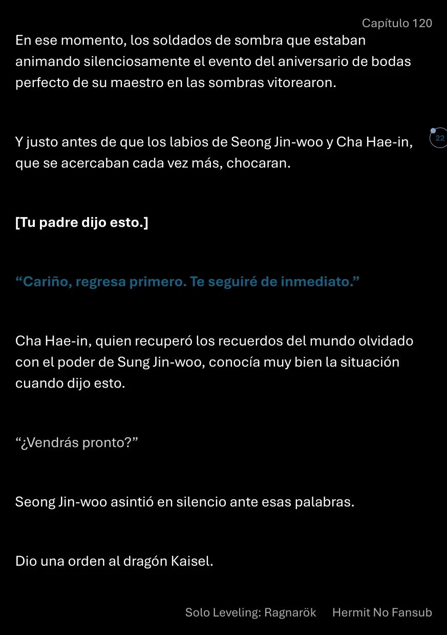 Página 23 del Manga