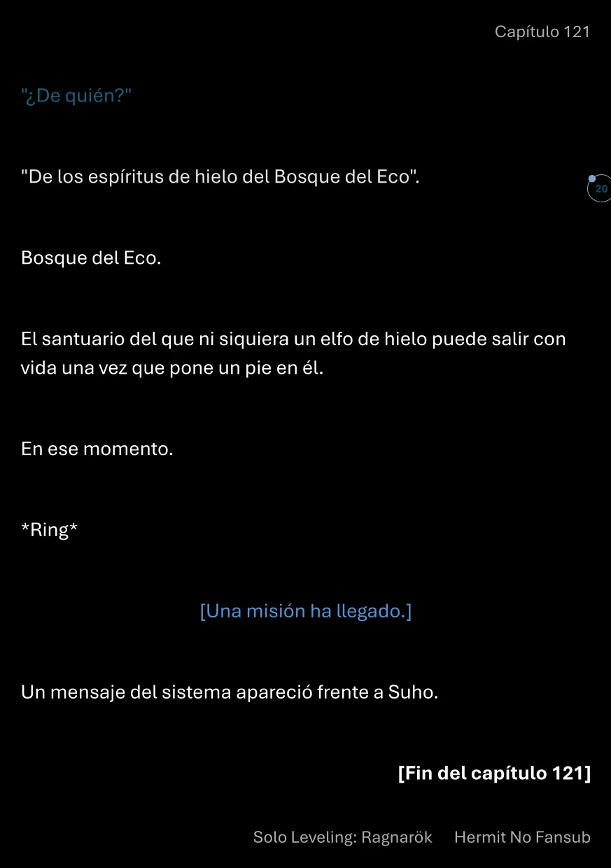 Página 21 del Manga