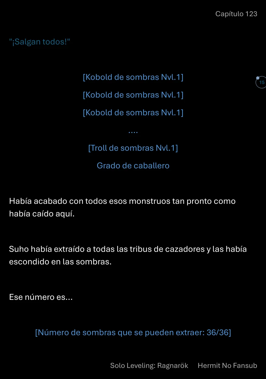 Página 16 del Manga