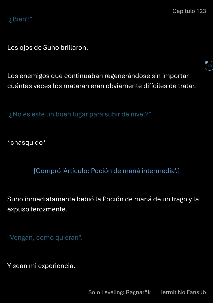 Página 20 del Manga