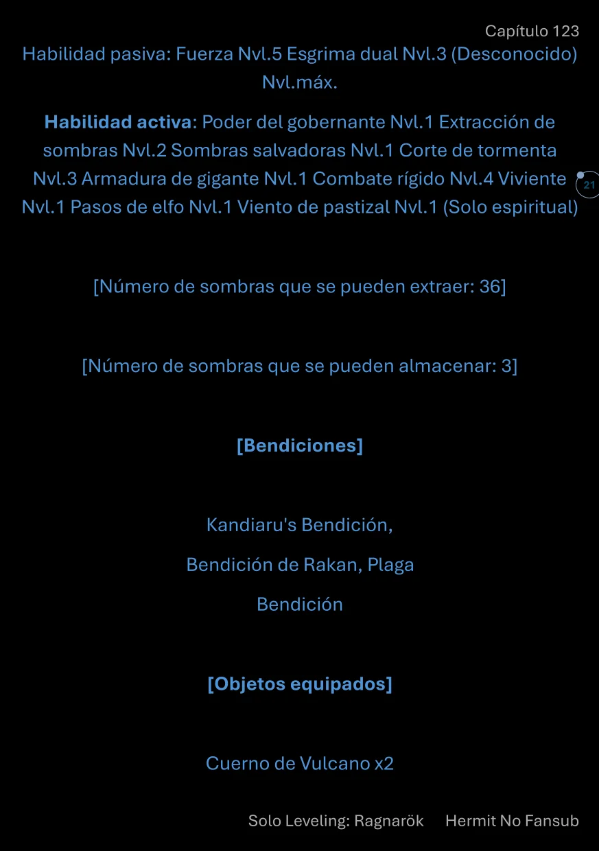 Página 22 del Manga