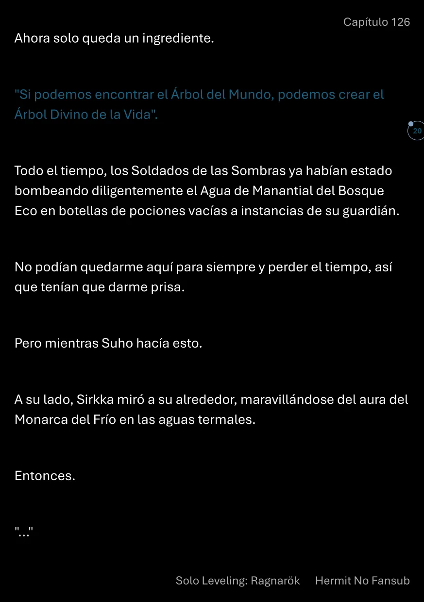 Página 21 del Manga