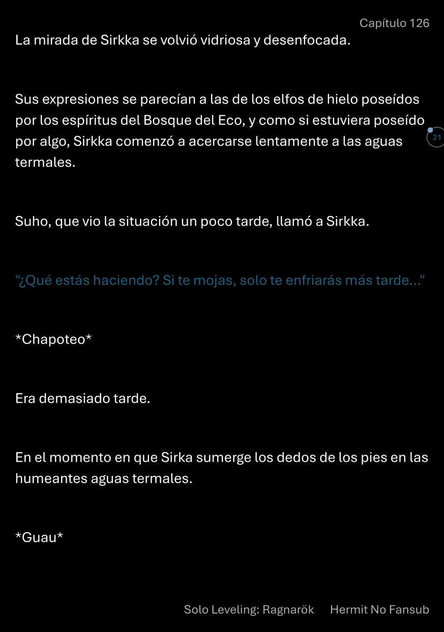 Página 22 del Manga