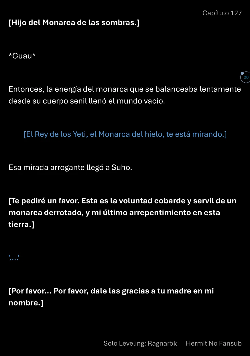 Página 21 del Manga