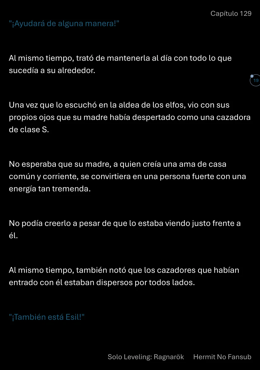 Página 20 del Manga