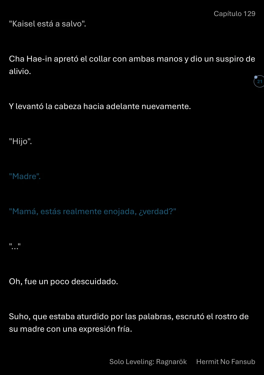 Página 22 del Manga