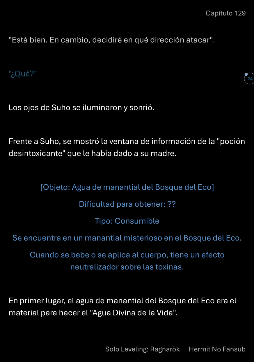 Página 25 del Manga