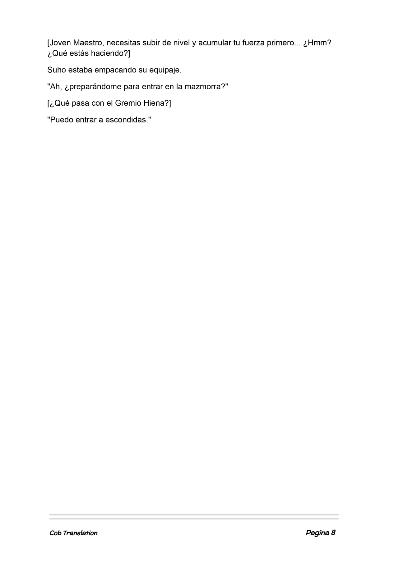 Página 8 del Manga