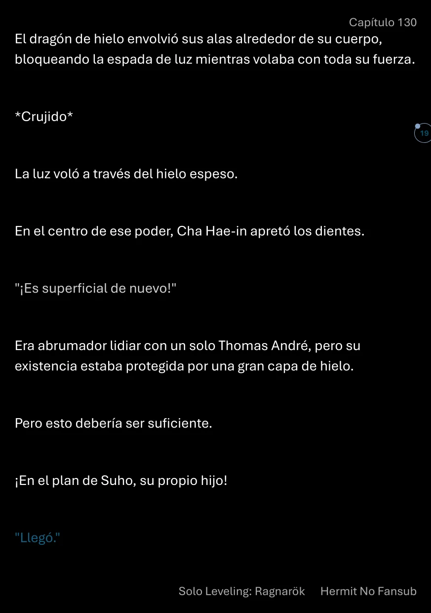 Página 20 del Manga