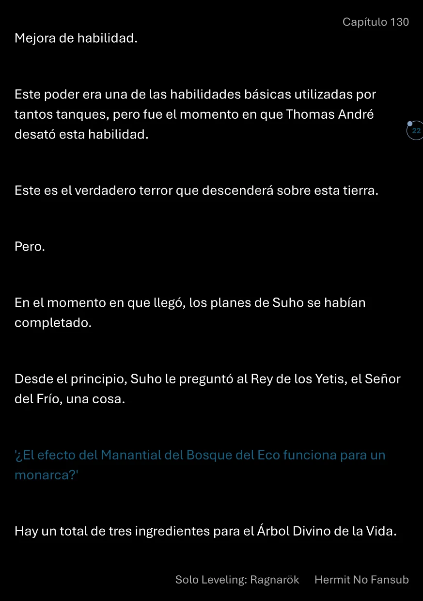 Página 23 del Manga