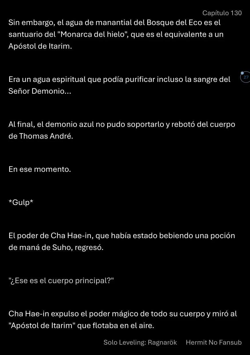 Página 28 del Manga