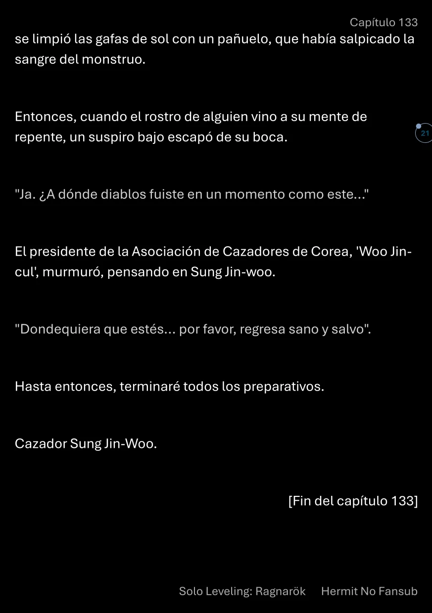 Página 22 del Manga