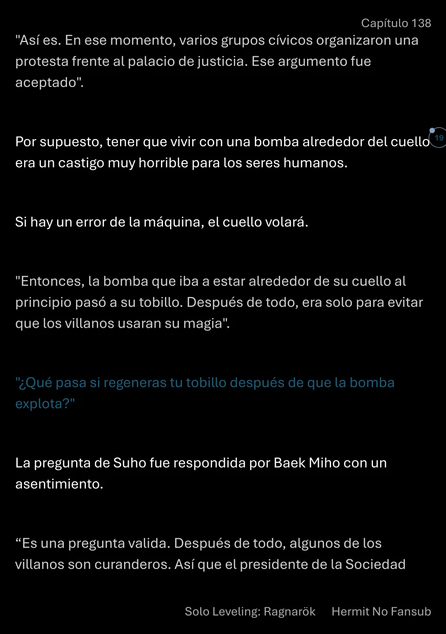 Página 20 del Manga