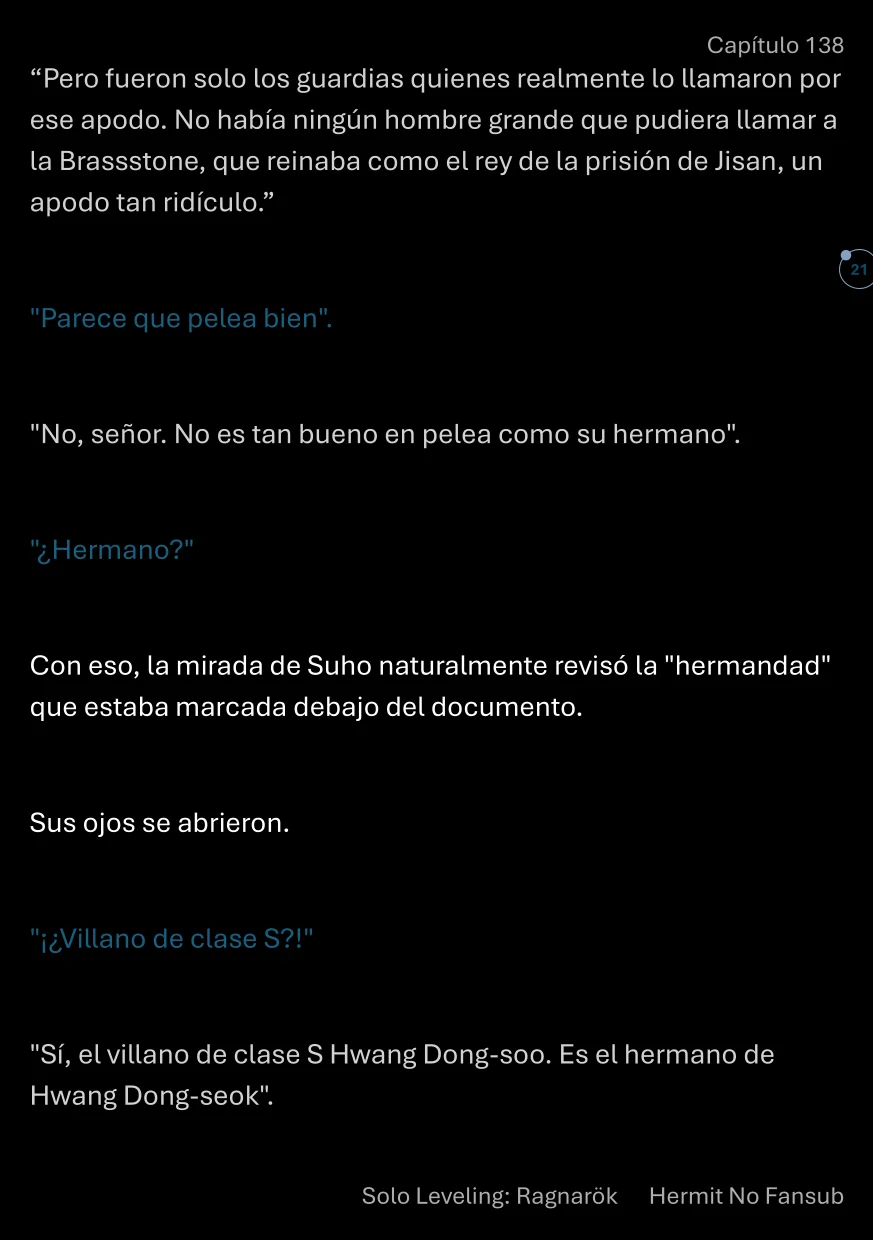 Página 22 del Manga