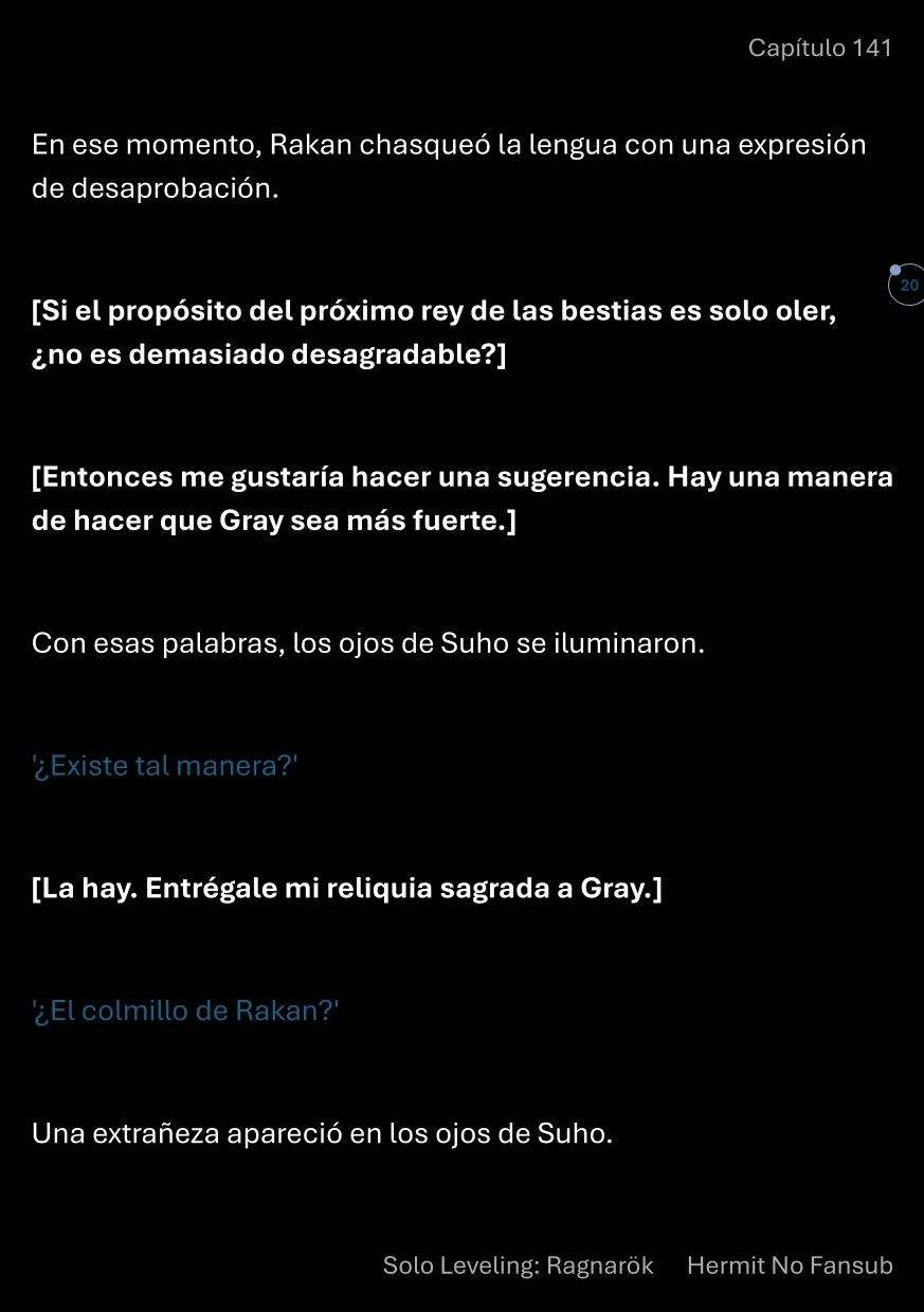 Página 21 del Manga