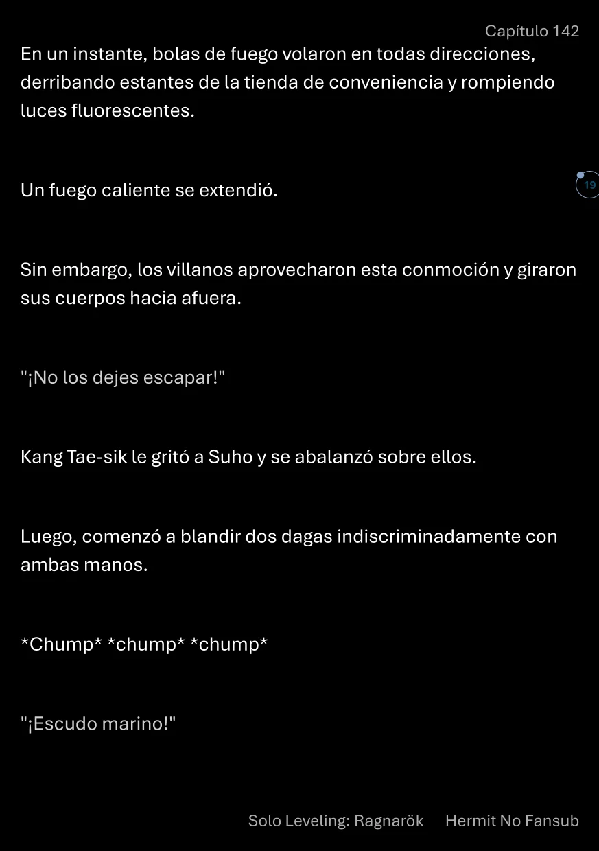 Página 20 del Manga