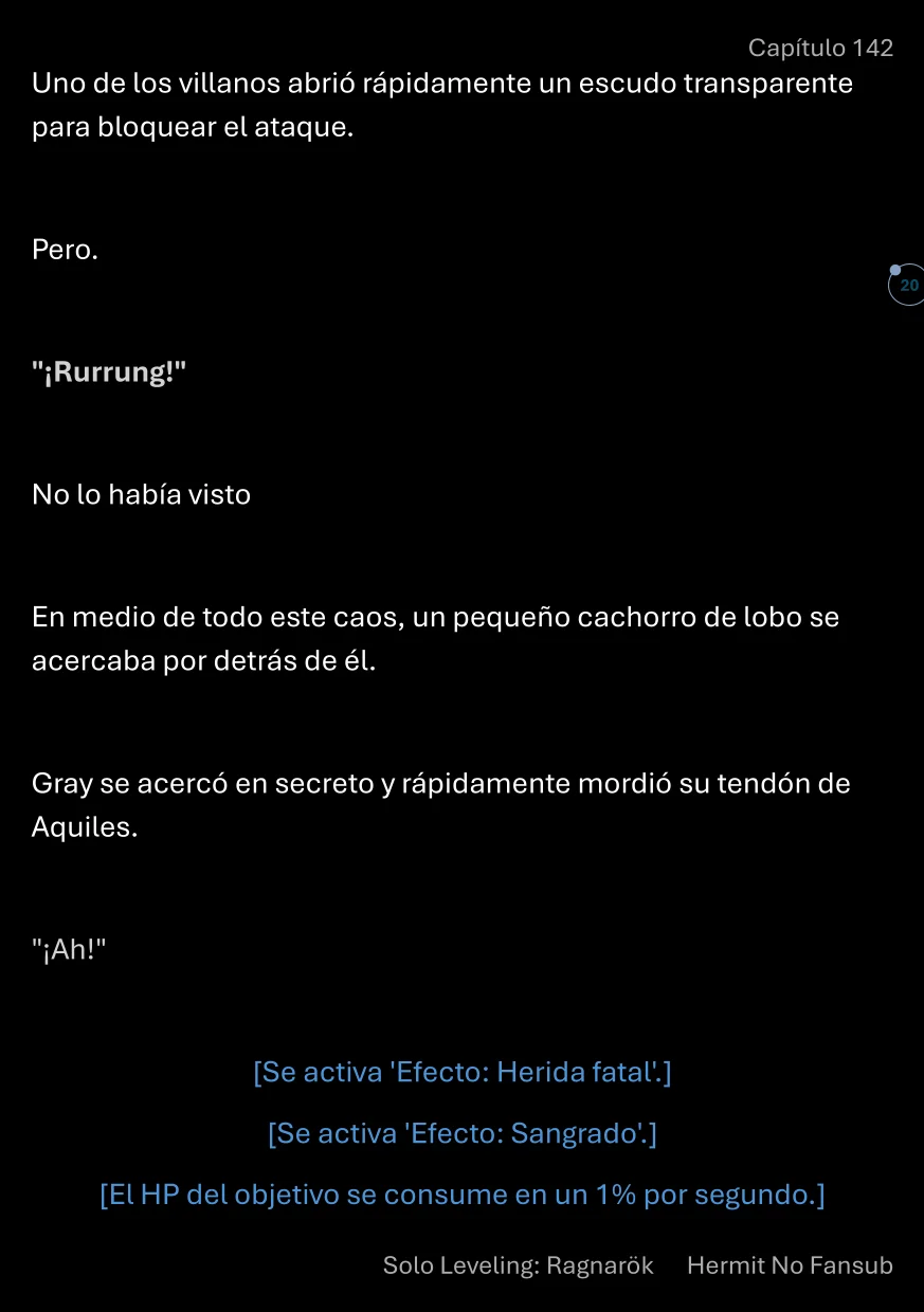 Página 21 del Manga