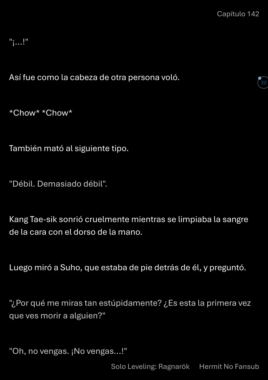 Página 23 del Manga