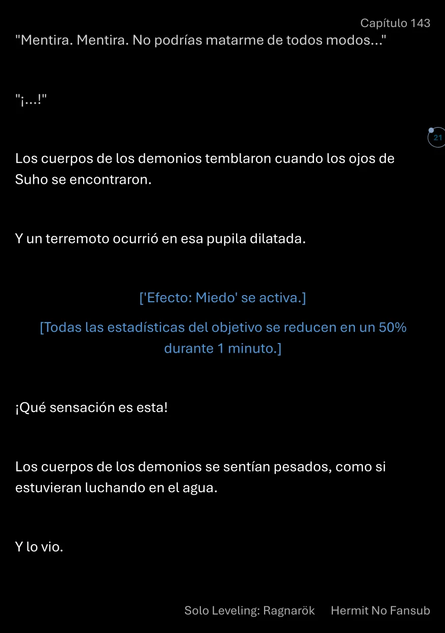 Página 22 del Manga