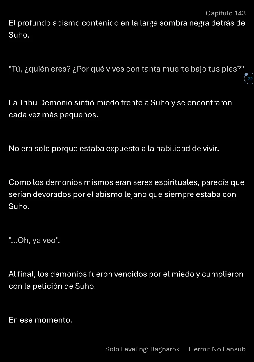 Página 23 del Manga