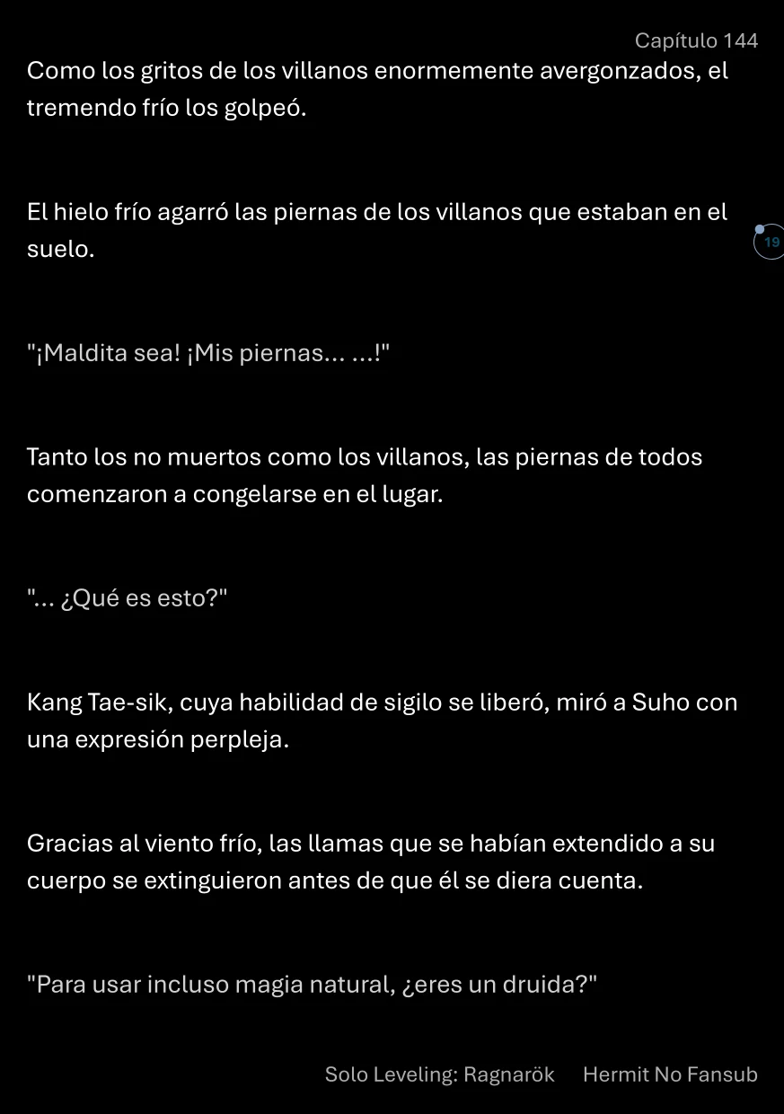 Página 20 del Manga