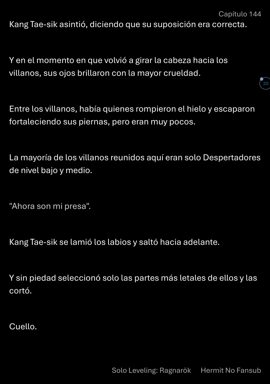 Página 21 del Manga