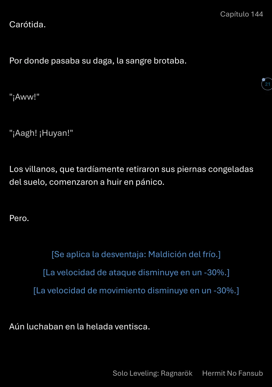 Página 22 del Manga