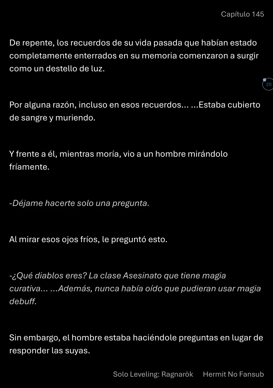 Página 21 del Manga