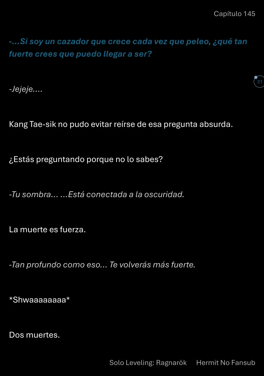 Página 22 del Manga