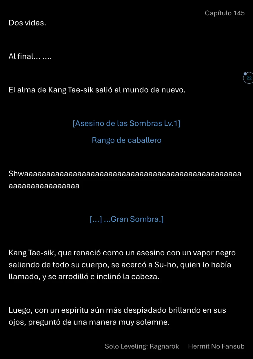 Página 23 del Manga